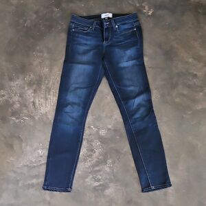 PAIGE Dark Blue Verdugo Ankle Skinny Transcend Jeans Size 26